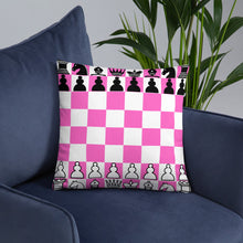 Load image into Gallery viewer, Chess Board Pillow - Pink
